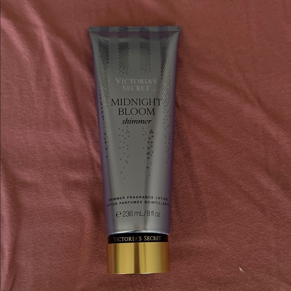 Victoria's Secret Midnight Bloom Shimmer Lotion in Purple and Gold